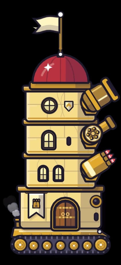 Gilded Bastion castle skin